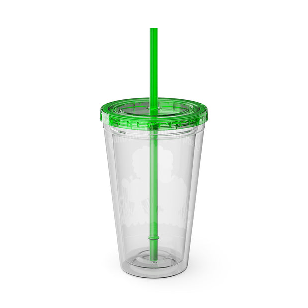 Lion Sunsplash Tumbler with Straw, 16oz