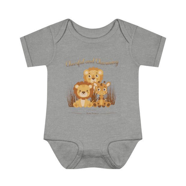 Lion Infant Baby Rib Bodysuit