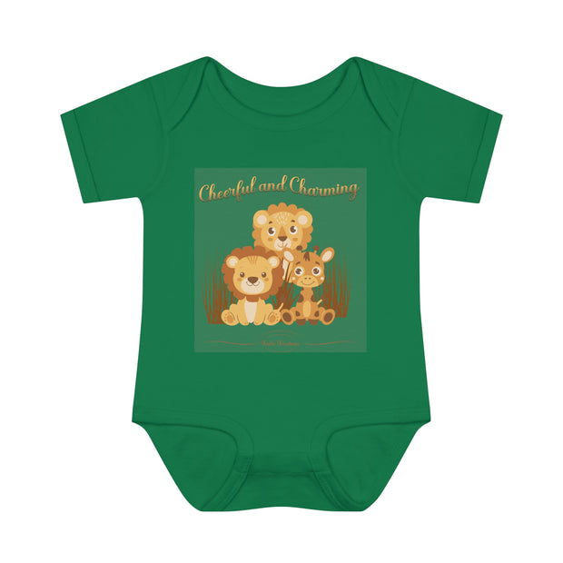 Lion Infant Baby Rib Bodysuit