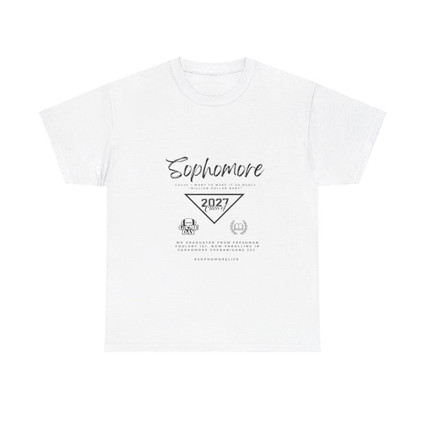 Sophomore Unisex Heavy Cotton Tee