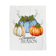 Pumpkin season Velveteen Plush Blanket