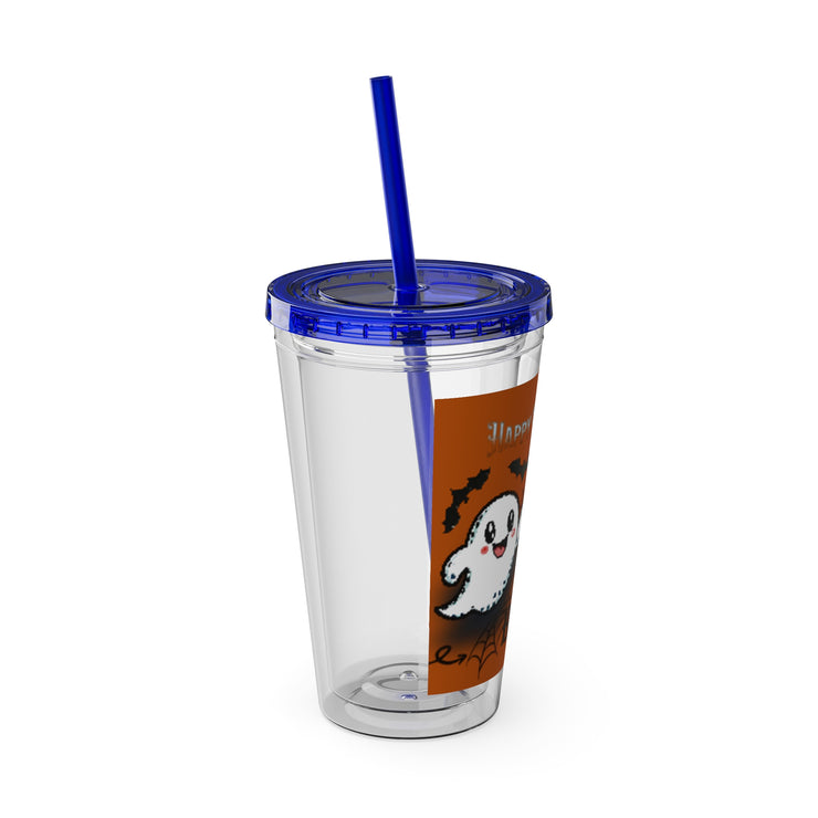 BOO Sunsplash Tumbler with Straw, 16oz