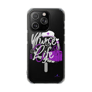 Nurse Life Magnetic Clear Impact Cases