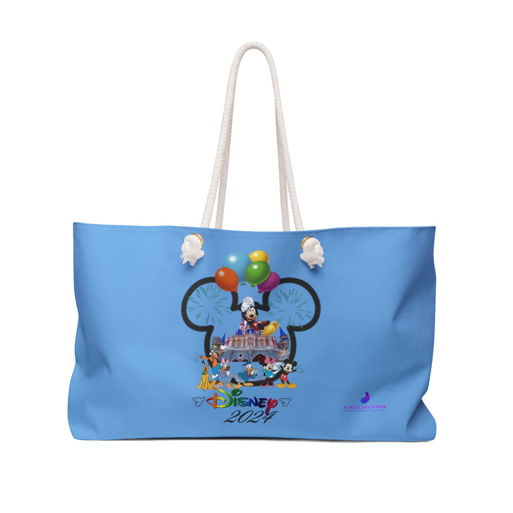 Blue Disney Weekender Bag