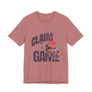 Claim the game Unisex Jersey Short Sleeve Tee