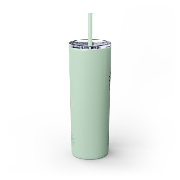 Clowning Around Skinny Tumbler with Straw, 20oz