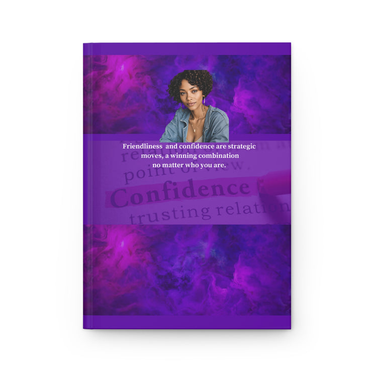 Confidence Woman Hardcover Journal Matte