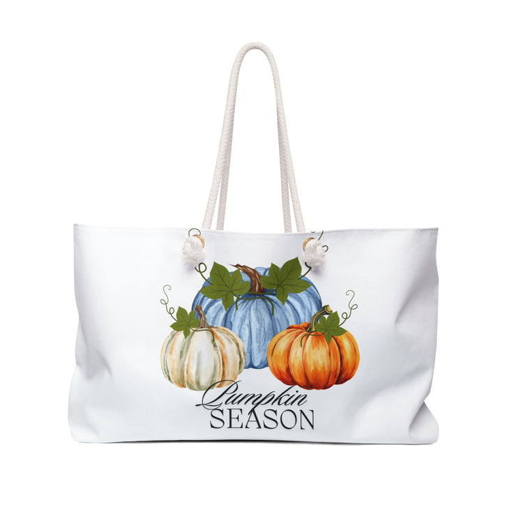 Pumpkin Season Weekender Bag