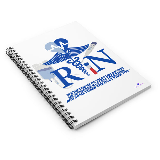 RN Nurse Spiral Notebook - Ruled Line