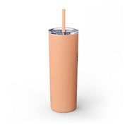 Clowning Around Skinny Tumbler with Straw, 20oz