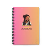 Brown Skin Spiral Notebook - Ruled Line