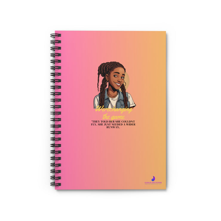 Brown Skin Spiral Notebook - Ruled Line