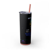 Millennials Skinny Tumbler with Straw, 20oz