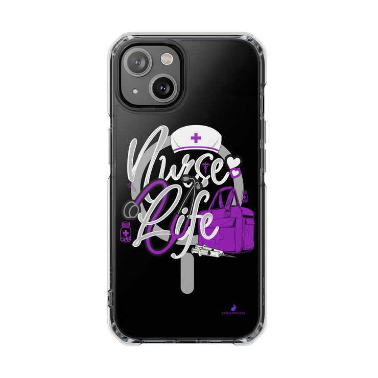 Nurse Life Magnetic Clear Impact Cases