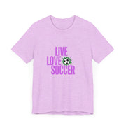 Soccer-2 Unisex Jersey Short Sleeve Tee