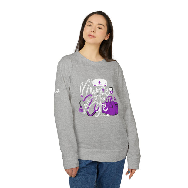 Nurse Life adidas Unisex Fleece Crewneck Sweatshirt