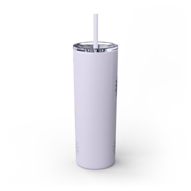 Clowning Around Skinny Tumbler with Straw, 20oz