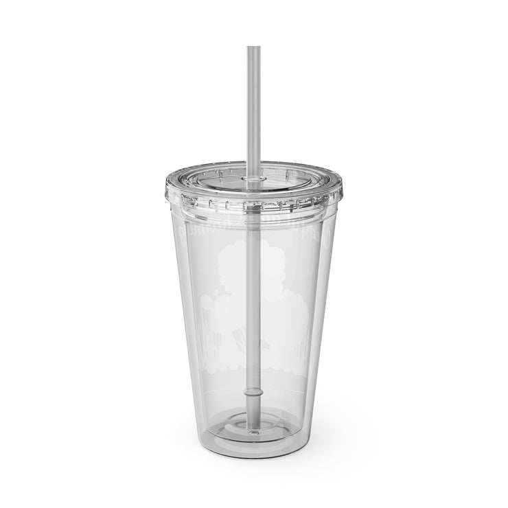 Lion Sunsplash Tumbler with Straw, 16oz