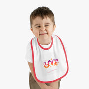 Boo-2 Baby Contrast Trim Jersey Bib