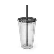 Lion Sunsplash Tumbler with Straw, 16oz