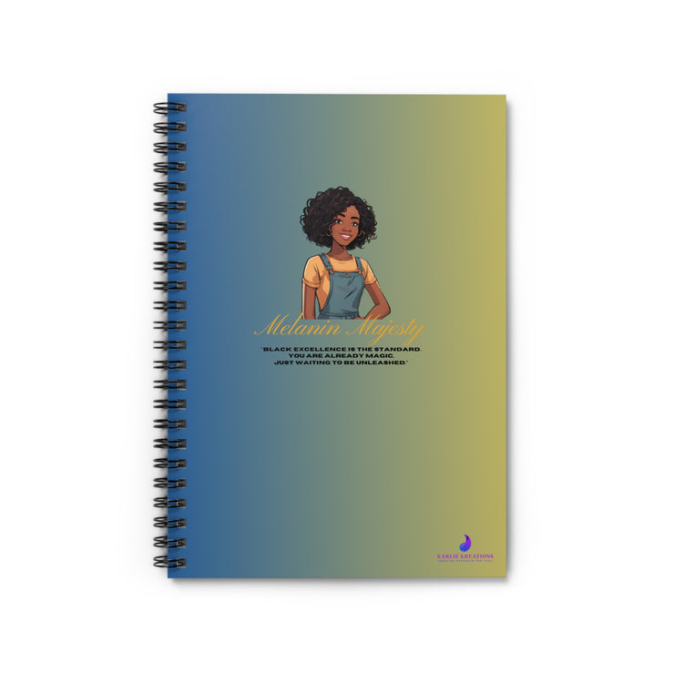 Brown Skin Spiral Notebook - Ruled Line