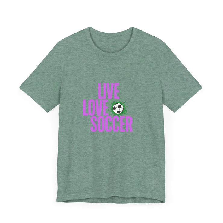 Soccer-2 Unisex Jersey Short Sleeve Tee