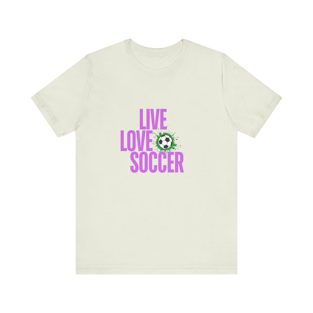 Soccer-2 Unisex Jersey Short Sleeve Tee