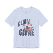 Claim the game Unisex Jersey Short Sleeve Tee