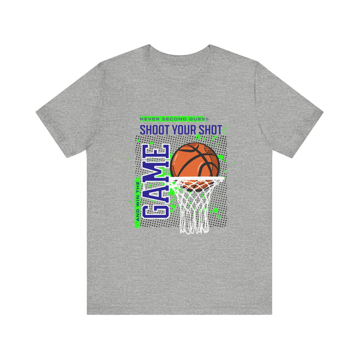 Shoot your shot Unisex Jersey Short Sleeve Tee