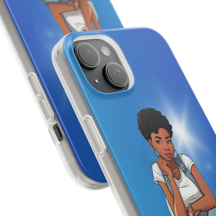 Brown Skin Girl Flexi Cases