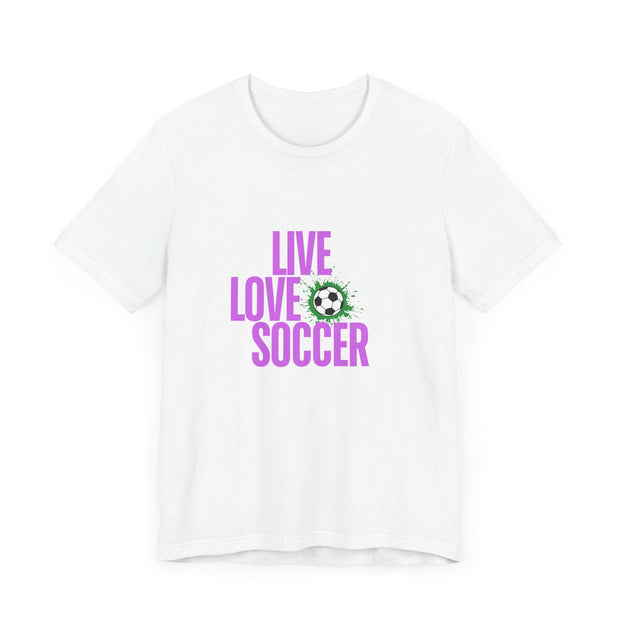 Soccer-2 Unisex Jersey Short Sleeve Tee