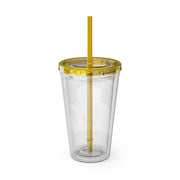 Lion Sunsplash Tumbler with Straw, 16oz