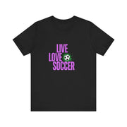 Soccer-2 Unisex Jersey Short Sleeve Tee