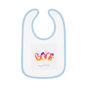 Boo-2 Baby Contrast Trim Jersey Bib