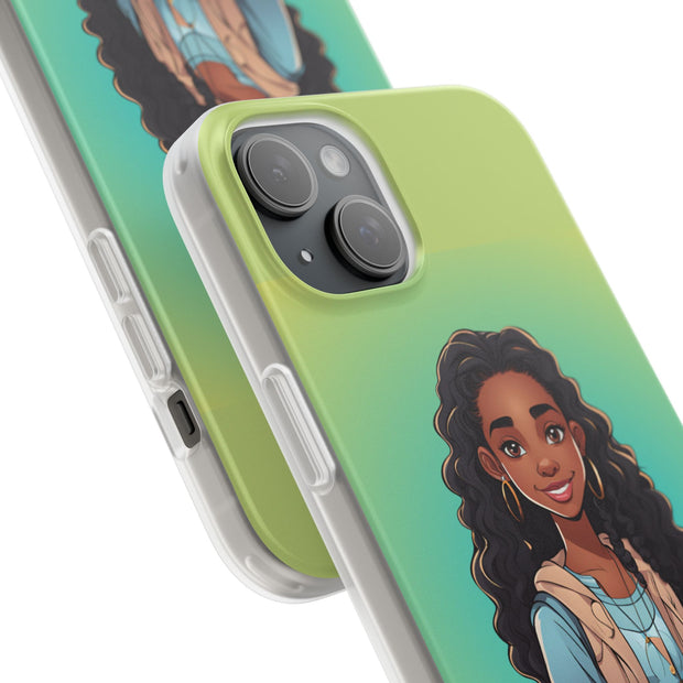 Brown Skin Girl Flexi Cases