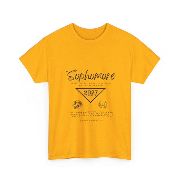 Sophomore Unisex Heavy Cotton Tee