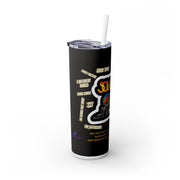 Generation X Skinny Tumbler with Straw, 20oz