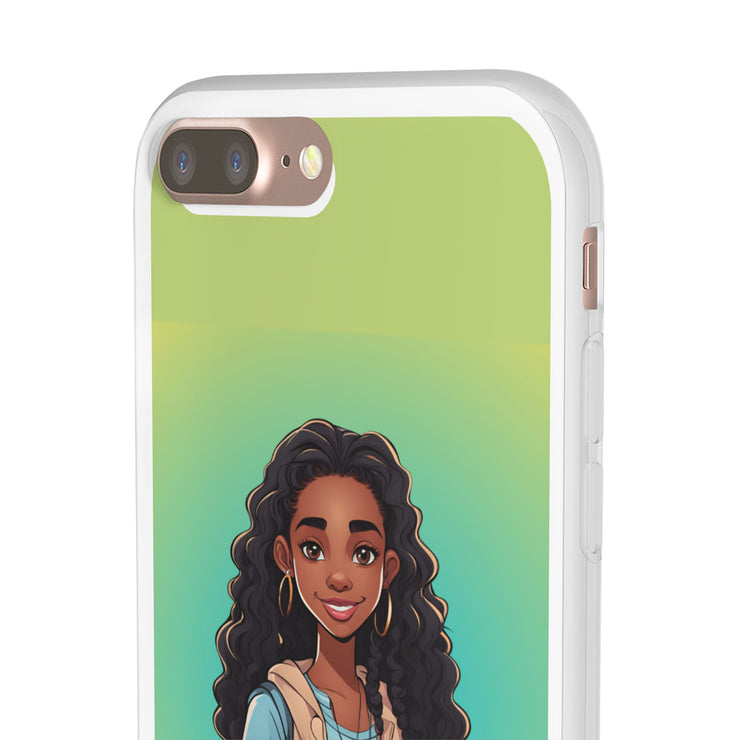 Brown Skin Girl Flexi Cases