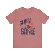 Claim the game Unisex Jersey Short Sleeve Tee