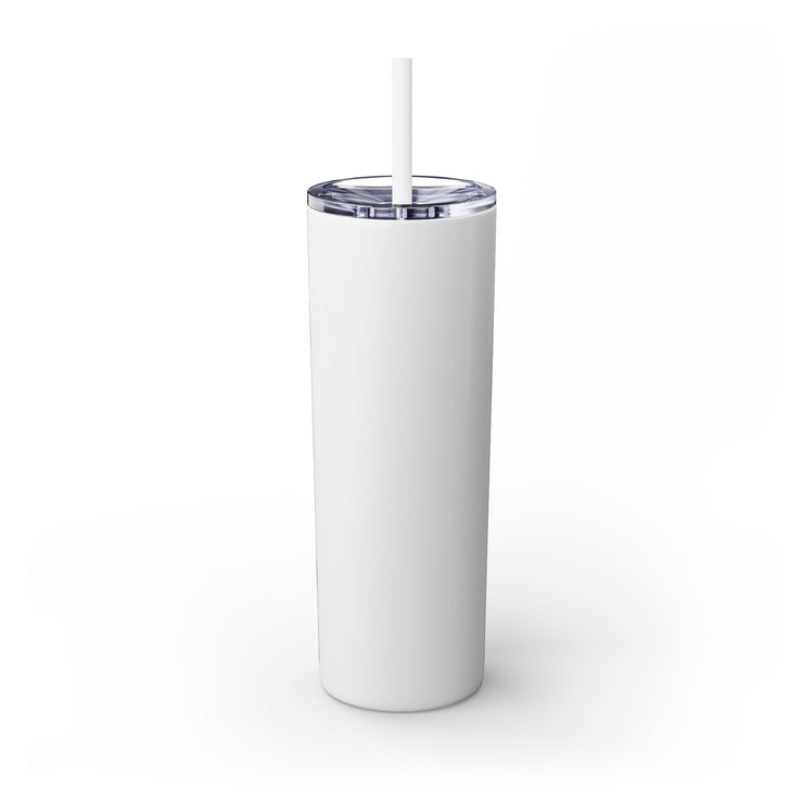 Dunk it Skinny Tumbler with Straw, 20oz