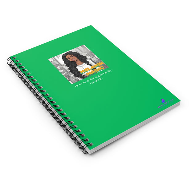 Brown Skin Spiral Notebook - Ruled Line