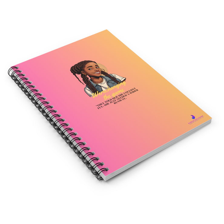 Brown Skin Spiral Notebook - Ruled Line