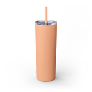 Senior 2025 Skinny Tumbler with Straw, 20oz