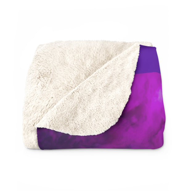 Confidence Woman Sherpa Fleece Blanket