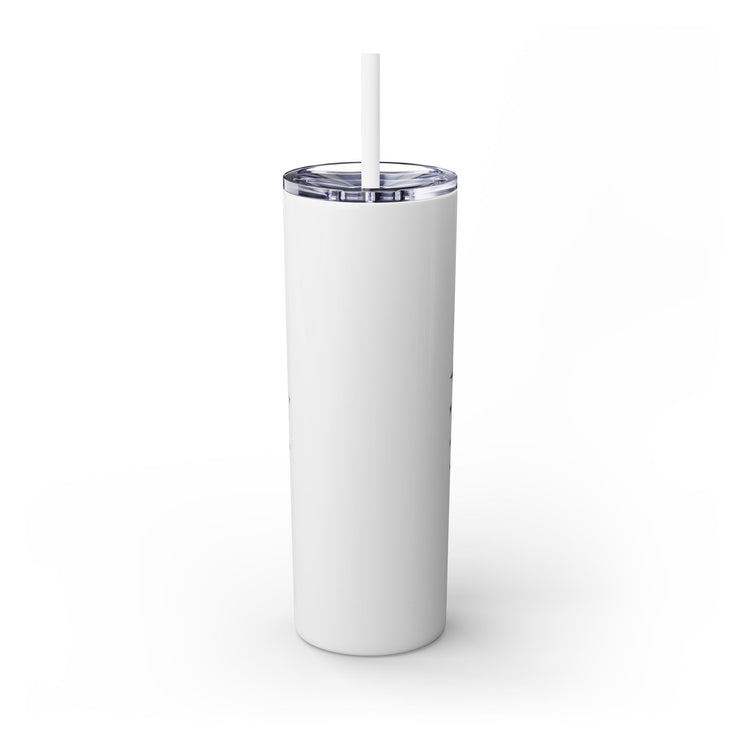 Senior 2025 Skinny Tumbler with Straw, 20oz