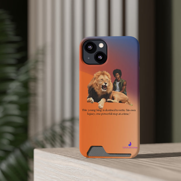 Young King Phone Case With Card Holder