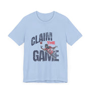 Claim the game Unisex Jersey Short Sleeve Tee