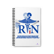 RN Nurse Spiral Notebook - Ruled Line