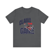 Claim the game Unisex Jersey Short Sleeve Tee