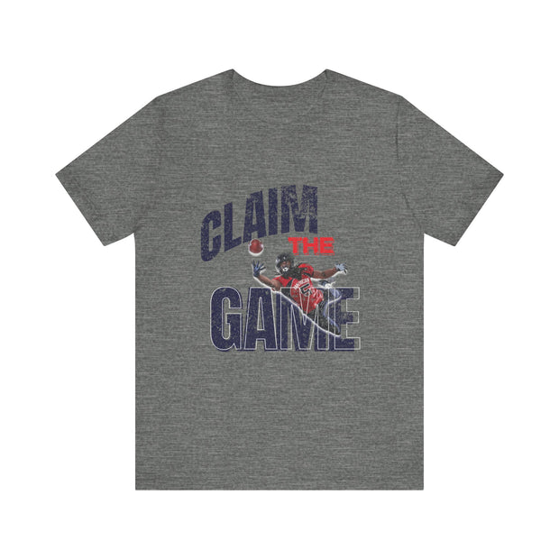 Claim the game Unisex Jersey Short Sleeve Tee